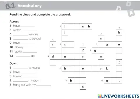 Go Getter1 Daily routine crossword