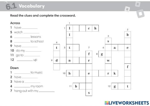 Go Getter1 Daily routine crossword