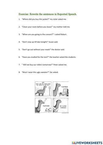 Reported Questions- Commands