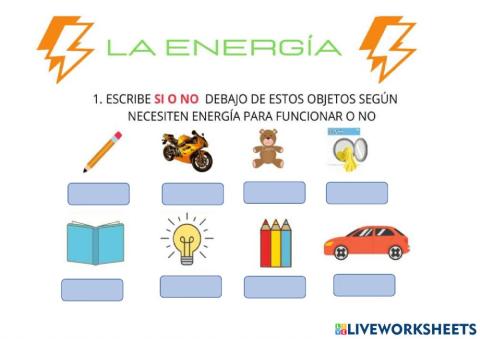 La energía