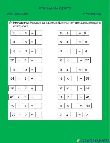 Problemas de reparto
