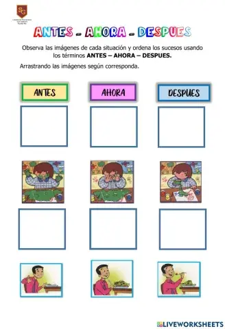 Guìa Nº1 ANTES - AHORA - DESPUES