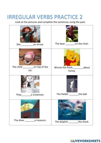 Irregular verbs practice 3