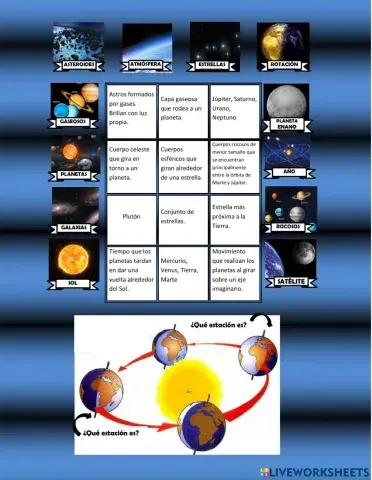 Revisión astronomía
