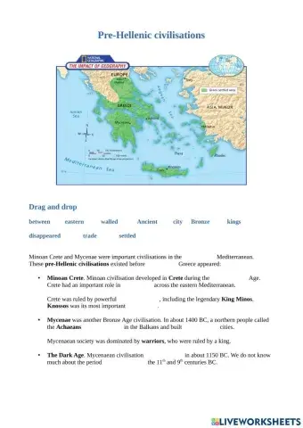 Pre-Hellenic civilisations