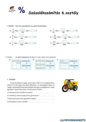 Százalékszámítás