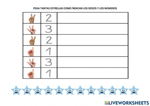 Asociación grafía-cantidad