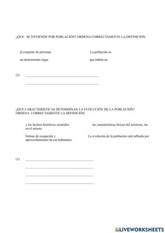 La evolución de la población europea