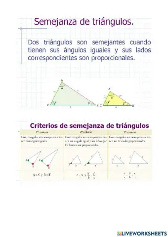 Semejanza de triángulos