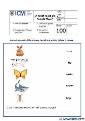 Living things movement