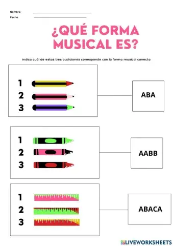 Formas musicales