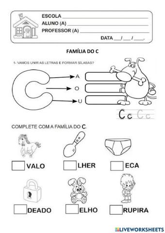 Família silábica C
