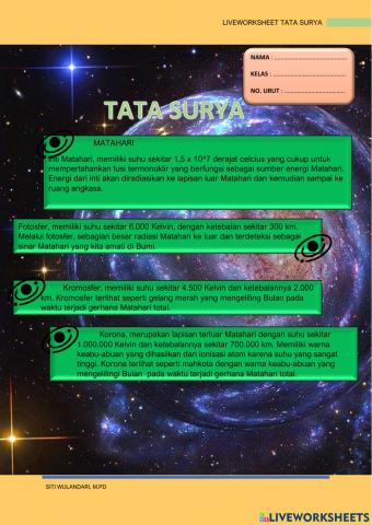 Tata surya