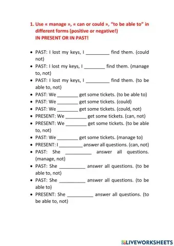 Eng2-step2 can, manage, to be able to