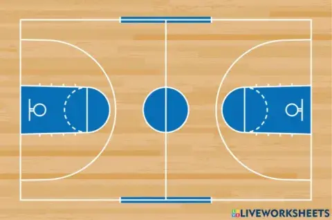 Partes campo de baloncesto