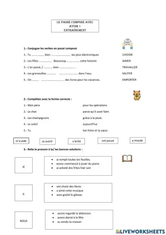 Passé composé 1