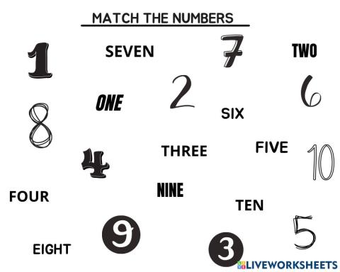 Numbers 1-10