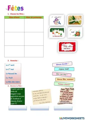 Les fêtes en France