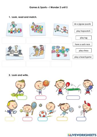 I Wonder 2 - Games and sports