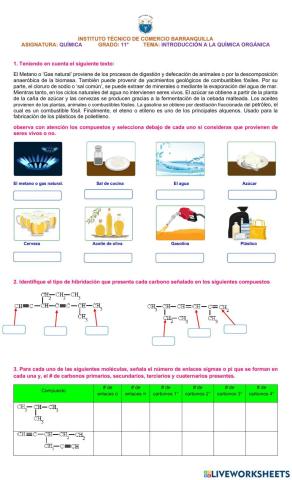 Introducción a la Química Orgánica