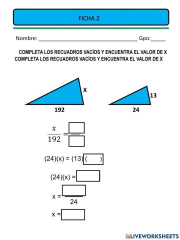 Ficha de semejanza 1