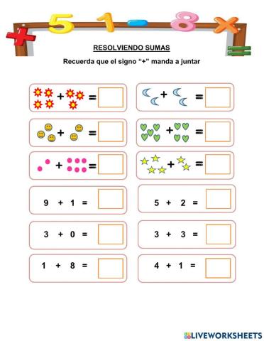 Resolviendo sumas