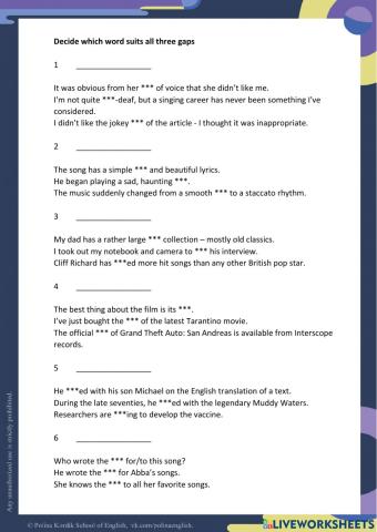 Week 28 CAE Music Trios