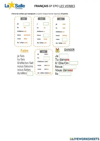 Les verbes