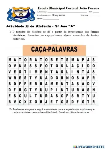 Atividade de História