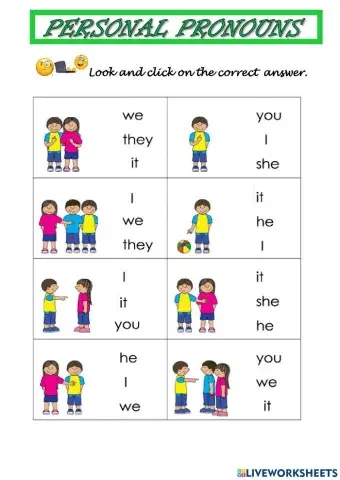 Personal Pronouns
