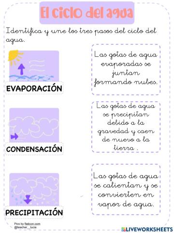 El ciclo del agua