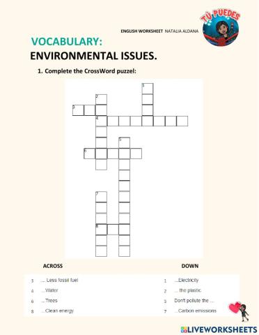 Crossword - environment