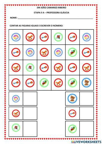 Contar Iguais e Anotar