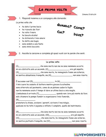 La prima volta che