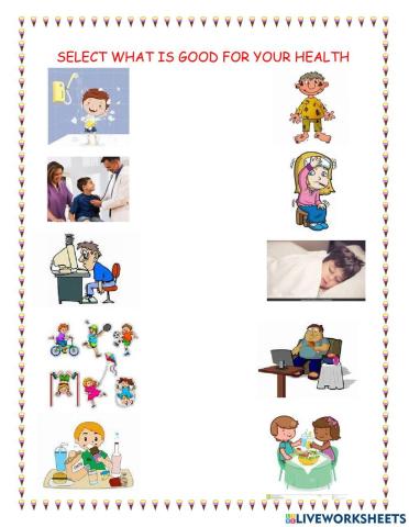 What is good for your health