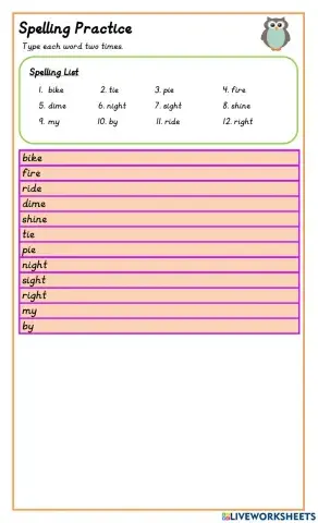 Long Vowel i Wednesday