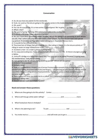 Reading: Extreme Sports