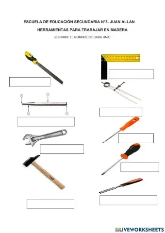 Clases de herramientas