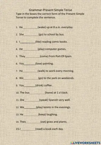 Present Simple Tense