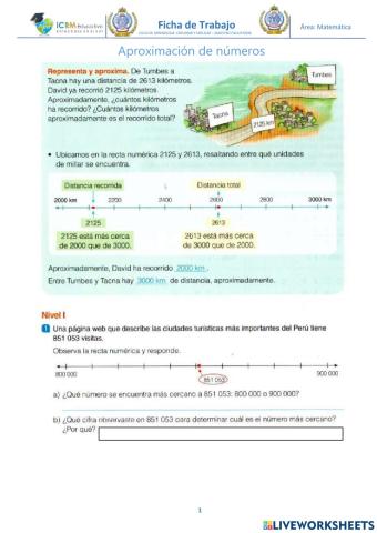 Aproximación de números