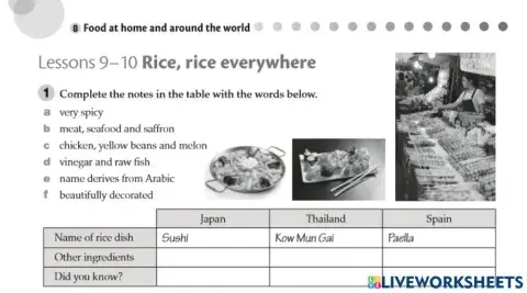 L9-10: Rice, rice everywhere