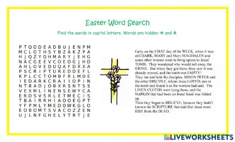 Easter Word Search