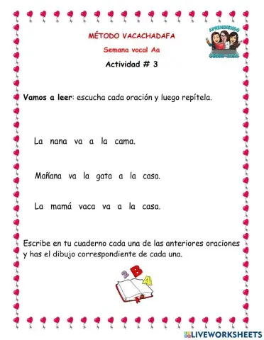 Vacachadafa actividad 3 Vocal a