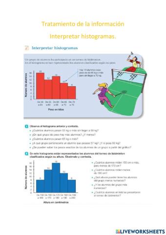 Tratamiento de la información