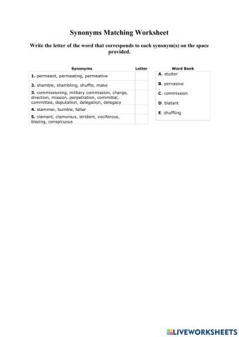 Melvin Va Peeble Article Vocabulary