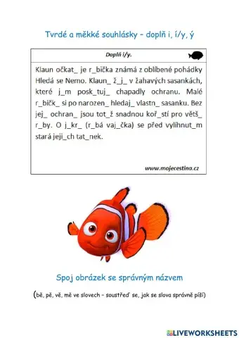 Tvrdé a měkké souhlásky