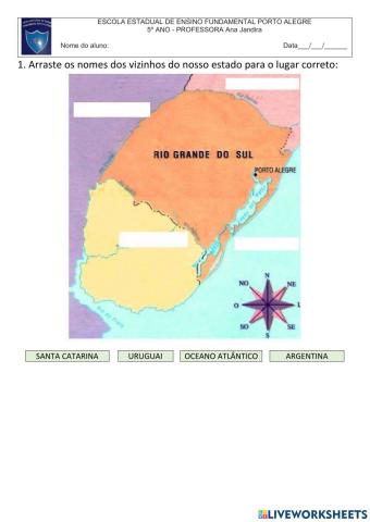 Limites Rio Grande do Sul