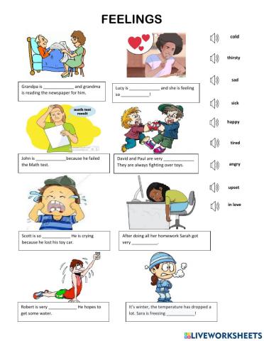 Feelings Vocabulary