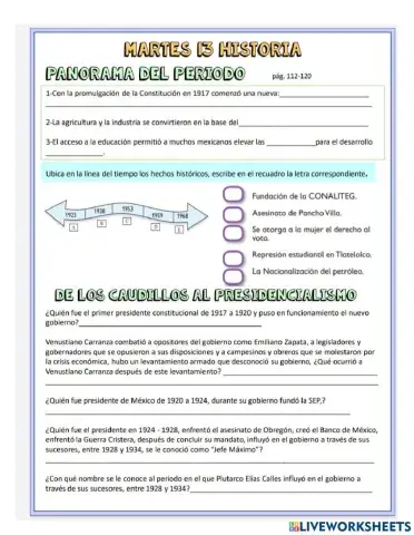 Martes 13 abril HISTORIA