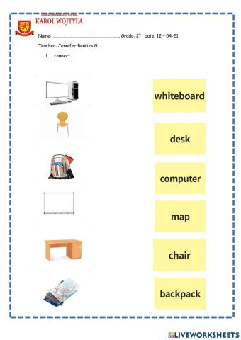 Classroom objects